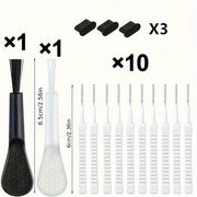 15 Piece USB-C Dust Plug Set with Keyboard Cleaning Brush
