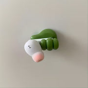 Adhesive Thumb Shape Cable Organizer Clips No Drilling