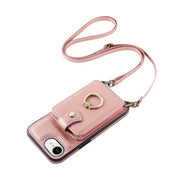 iPhone Wallet Case with Ring Stand and RFID Blocking