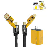120W Dual USB&Dual Type-C Fast Charger Style 2
