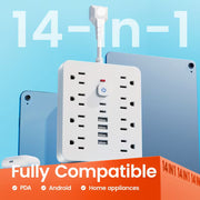 14 in 1 Power Strip with Surge Protector