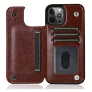 iPhone Wallet Case with Card Holder and Kickstand