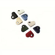 10 Pack Heart Shape Faux Leather Cable Ties Organizer