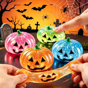 🎃 Halloween Squishy Squeeze Toy – 5 Styles Soft Pumpkin & Eyeball Fidget Toys