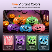 🎃 Halloween Squishy Squeeze Toy – 5 Styles Soft Pumpkin & Eyeball Fidget Toys