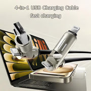 📲4-in-1 USB Charging Cable fast charging 60W MAX⚡