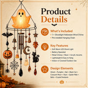 🔥LAST DAY 50% OFF - 👻 Haunted Glow Ghost Wind Chime