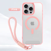 Frosted Magnetic iPhone Case Slim Matte Transparent Cover