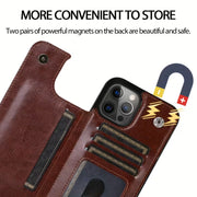 iPhone Wallet Case with Card Holder and Kickstand
