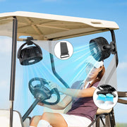 CaddyCool Magnetic Golf Cart Fan