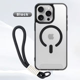 Frosted Magnetic iPhone Case Slim Matte Transparent Cover