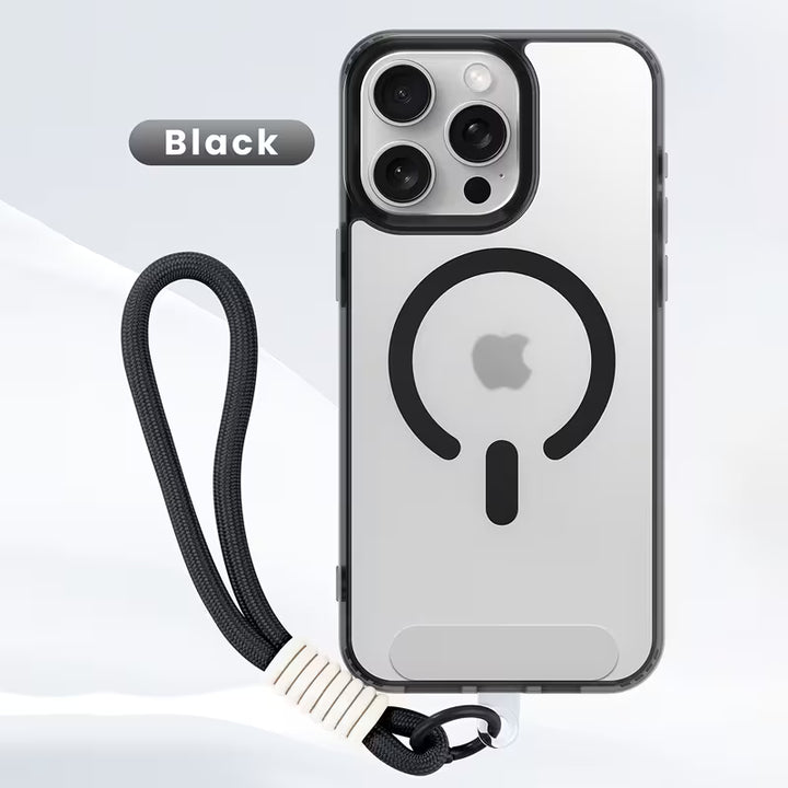 Frosted Magnetic iPhone Case Slim Matte Transparent Cover