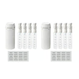 4-in-1 Leakproof Rotatable Travel Dispenser Set Style 3