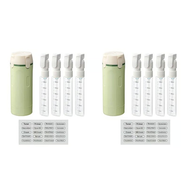 4-in-1 Leakproof Rotatable Travel Dispenser Set