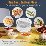 🧄 Effortless Manual Garlic Twister & Mincer