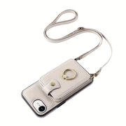 iPhone Wallet Case with Ring Stand and RFID Blocking