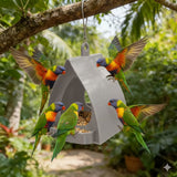 ⏰Hanging Bird Feeder for Garden with Roof