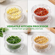 🧄 Effortless Manual Garlic Twister & Mincer