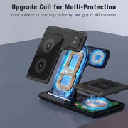 3 in 1 Foldable Wireless Fast Charging Station Stand