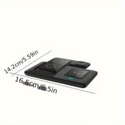 3 in 1 Foldable Wireless Fast Charging Station Stand