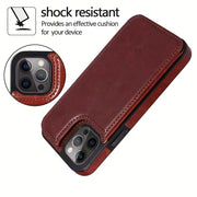 iPhone Wallet Case with Card Holder and Kickstand