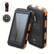 Portable Solar Power Bank with Flashlight for Camping