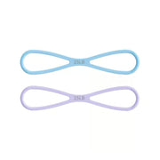 8-Shaped Silicone Resistance Band with Massage Grip