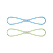 8-Shaped Silicone Resistance Band with Massage Grip