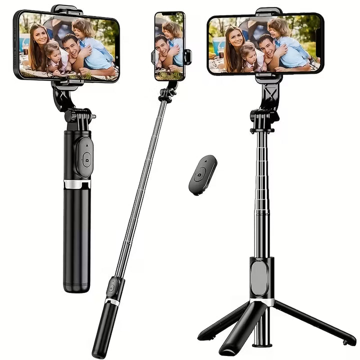 Extendable Selfie Stick Tripod with Wireless Remote