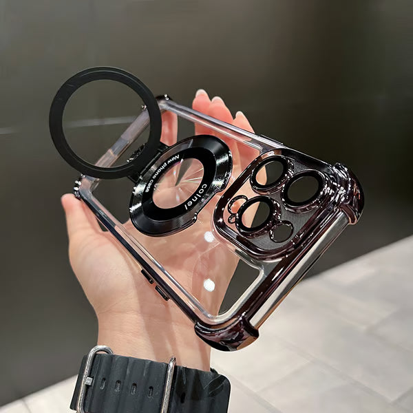 Airbag Shockproof iPhone Case with Invisible Ring Stand