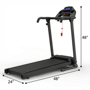Foldable Treadmill for Home | 2.5HP Portable Walking Pad with Handles | APP Control | 300 LBS Capacity – Local US Warehouse Free Shipping