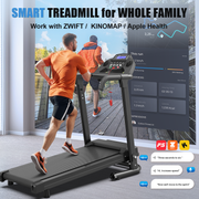 Foldable Treadmill for Home | 2.5HP Portable Walking Pad with Handles | APP Control | 300 LBS Capacity – Local US Warehouse Free Shipping
