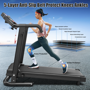 Foldable Treadmill for Home | 2.5HP Portable Walking Pad with Handles | APP Control | 300 LBS Capacity – Local US Warehouse Free Shipping