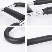 Adjustable weight bar for arm trainers, arm and torso strength training equipment, portable training device for home gyms and fitness