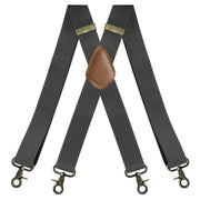 📏 Adjustable Work Suspenders | Classic X-Back Support