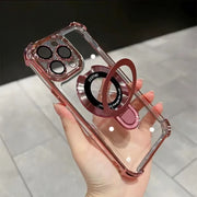 Airbag Shockproof iPhone Case with Invisible Ring Stand