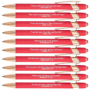 Bible Verse Ballpoint Pen Set (10PCS)