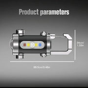 🔥Buy 1 gte 1 free🔥Portable Rechargeable Bright Keychain Flashlight