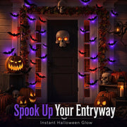 🦇LIMITED-TIME 49% OFF! ⏰Spooky 3D Bat LED Wall Light, Halloween Indoor Outdoor Wall Decoration Light👻