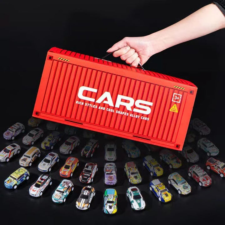 🎅Christmas promotion 49% OFF🎁48 Mini Pull-Back Cars with Built-In Garage Set
