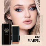 Concealer Stick Foundation Double Ended with Built in Brush Moisturizing and