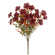 🍂🧡Artificial Autumn Violet Silk Flower Bouquet✨Weatherproof Faux Fall Floral Stems, Front Porch & Table Arrangement, Halloween Home Decor