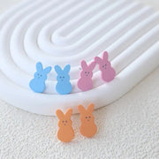 Easter Acrylic Bunny Stud Earrings