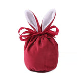 Easter Bunny Velvet Basket Style 1