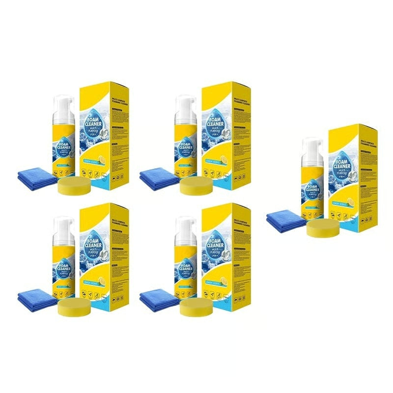🧴 Easy Use Rinse-Free Foam Cleaner