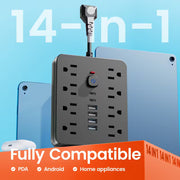 14 in 1 Power Strip with Surge Protector