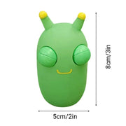 🎅🎁Funny Grass Worm Pinch Toy