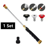 Garden Hose Nozzle High-Pressure Washer with 3 High-Pressure Nozzles Style 3