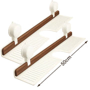 🔥Hot selling💥 Walnut Bathroom, Kitchen Suction Cup Shelf