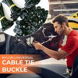 Universal Nylon Cable Tie Buckle Style 4